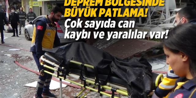 Deprem bölgesi Şanlıurfa'da büyük patlama: 2 ölü, 8 yaralı