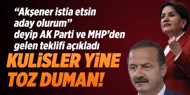 Ağıralioğlu: Hem AKP’den hem MHP’den teklifler gelmişti