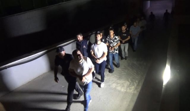 Mersin’de PKK/KCK operasyonu: 9 tutuklama