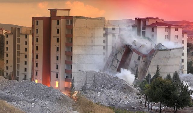 Kahramanmaraş Doğukent'te patlatılan 11 katlı bina yerle bir oldu: O anlar kamerada