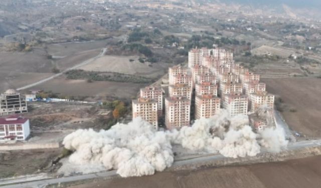 Kahramanmaraş'ta yıkımlar devam ediyor!