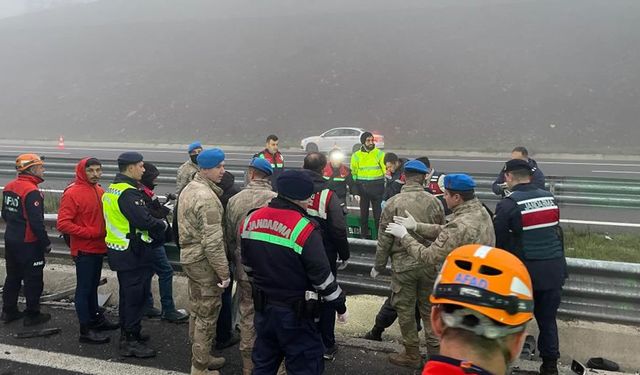 Kuzey Marmara Otoyolu'nda zincirleme kabus: 10 ölü, 57 yaralı