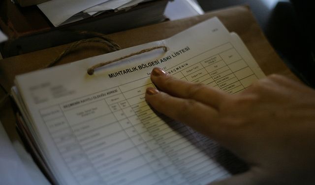 Seçim süreci başladı! Seçmen listeleri muhtarlıklara asıldı