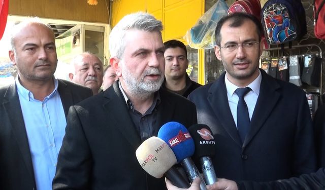 AK Parti'nin Büyükşehir Adayı Görgel, Türkoğlu esnafıyla buluştu