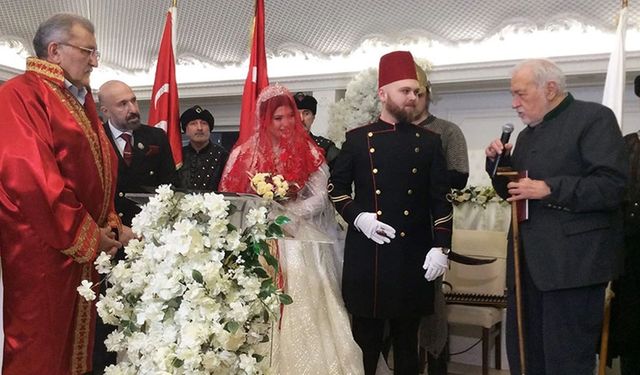 II. Abdülhamid'in torunu Berna Sultan Osmanoğlu İstanbul'da evlendi