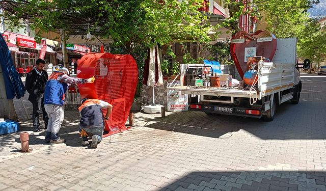 Onikişubat Belediyesi, Kahramanmaraş'ın turizm merkezi Ilıca’yı sezona hazırlıyor