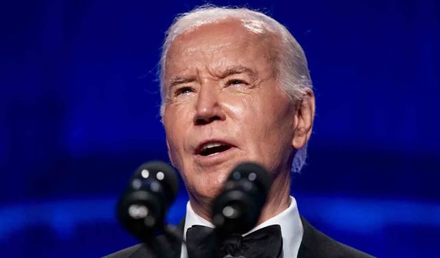 Biden içerde konuştu, eylemciler dışarda “Soykırımcı Joe” sloganları attı