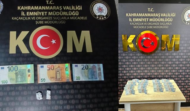 Kahramanmaraş'ta piyasaya sürülmek üzere olan sahte para ele geçirildi