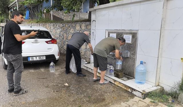 Bu köydeki çeşmeler kartla çalışıyor! Köyden su doldurup satanlara karşı teknolojik önlem aldılar