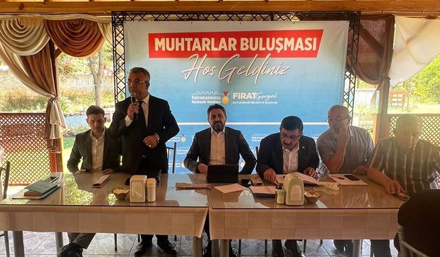 Kahramanmaraş Büyükşehir Belediyesi, Göksun’da muhtarlar buluşması düzenledi