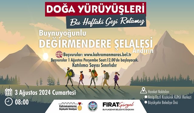 Doğa Yürüyüşleri’nin bu haftaki rotası: Değirmendere Şelalesi