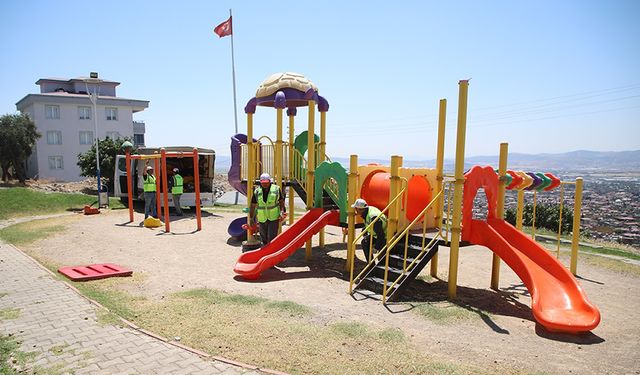 Arslanbey Mahallesi Tepe Parkı'nda büyük değişim