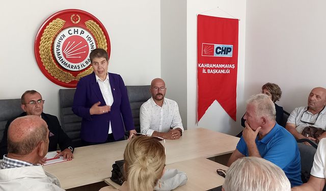 CHP Genel Başkan Yardımcısı Şahbaz Kahramanmaraş'ta açıklamalarda Bulundu