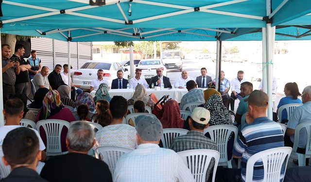 Kanuni Mahallesi'nde Başkan Akpınar’dan geri bildirim ve çözüm odaklı toplantı