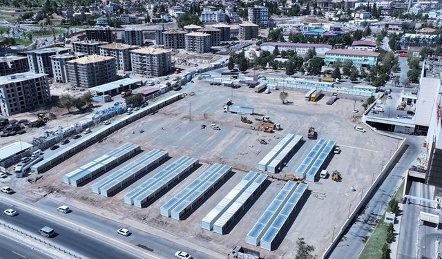 Kahramanmaraş’ta esnaflar için geçici çarşı kuruluyor: 420 iş yeri açılacak