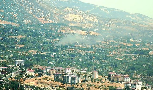 Kahramanmaraş’ta bahçe alev aldı!