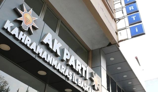 AK Parti Kahramanmaraş İl Başkanlığı yeni yönetim kurulunu duyurdu