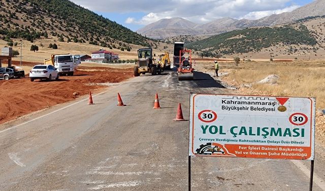 Büyükşehir Belediyesi’nden Kavşut Mahallesi’ne modern yol çalışması