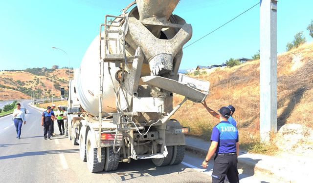 Büyükşehir’den Ağır Tonajlı Araçlara Sıkı Denetim