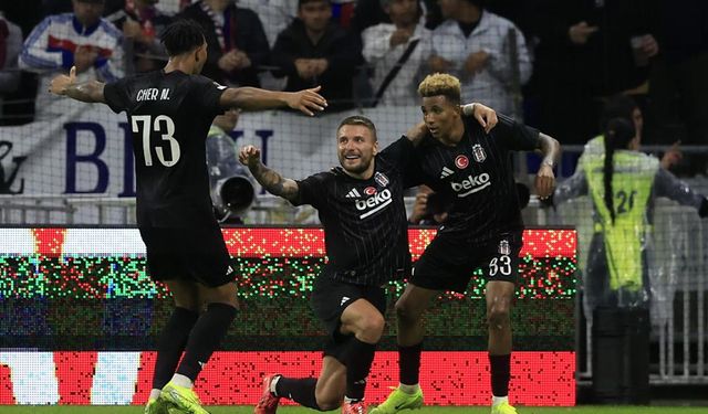 Beşiktaş Lyon'u tek golle devirdi