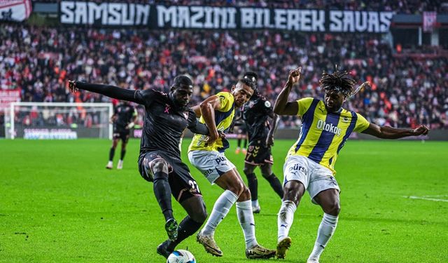 Fenerbahçe 88'de yıkıldı! Deplasmanda Samsunspor'la berabere kaldı