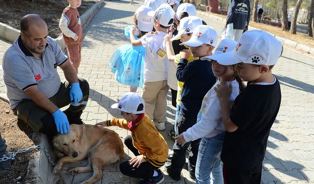 Minik yürekler, can dostlarla bütünleşti