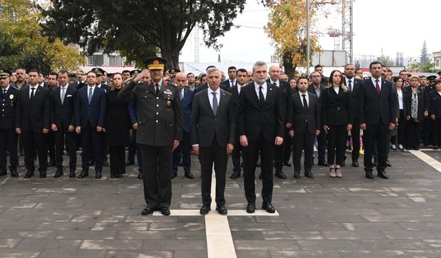 Atatürk, vefatının 86. yılında Kahramanmaraş'ta saygıyla anıldı