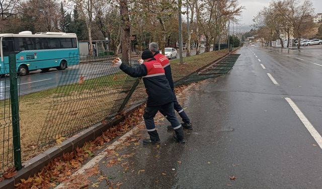 Büyükşehir ekipleri sahada!