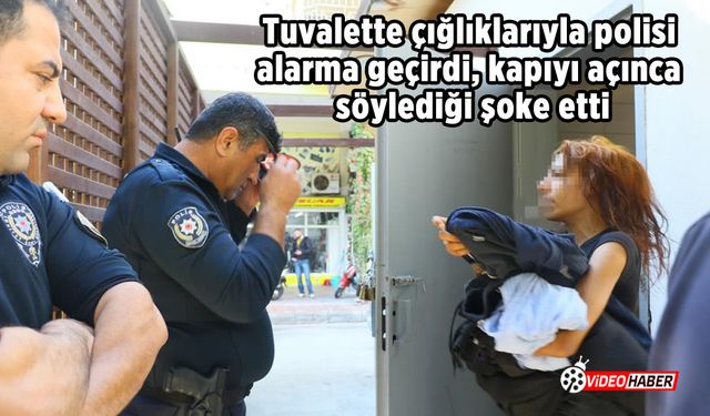 Çığlıklarıyla polisi alarma geçirdi! Söylediği şoke etti