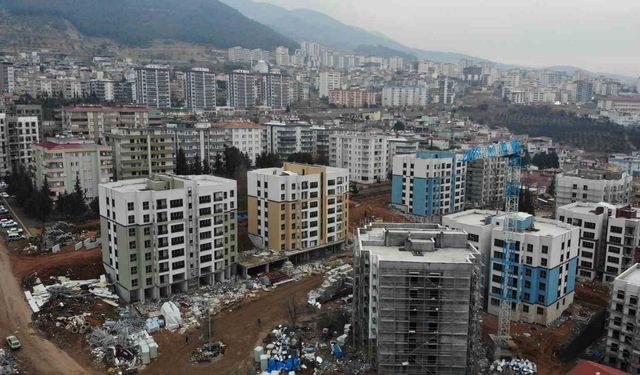 Kahramanmaraş’ta Yerinde Dönüşüm Konutları Yükseliyor