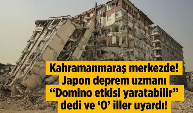 Kahramanmaraş merkezde! Japon deprem uzmanı Moriwaki: “Domino etkisi yaratabilir!”