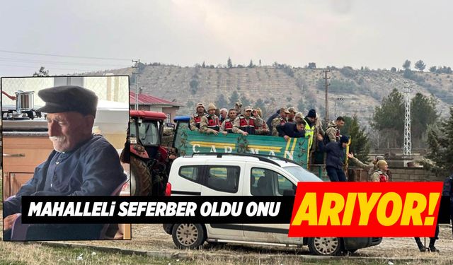 Kahramanmaraş’ta Kaybolan Yaşlı Vatandaşı Arama Çalışmaları Sürüyor