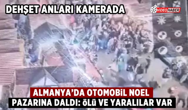 Almanya'da Noel pazarında facia: Ölü ev yaralılar var