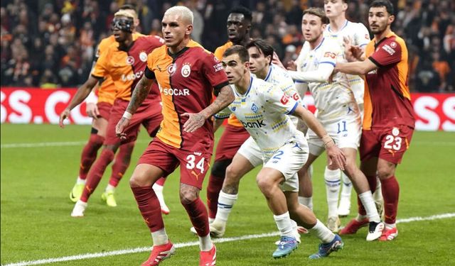 Galatasaray sahasında Kayıp Dinamo Kiev'le 3-3 berabere kaldı