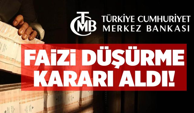 Merkez Bankası Faizi İndirdi