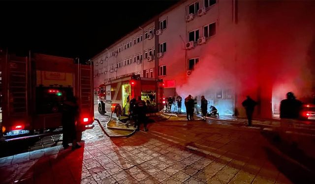 Kahramanmaraş İl Sağlık Müdürlüğü’nde Korkutan Yangın