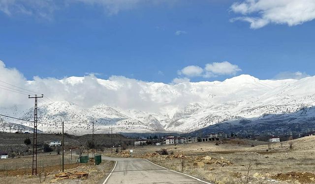 Nurhak’ın Dağları Beyaz Örtü ile Kaplandı