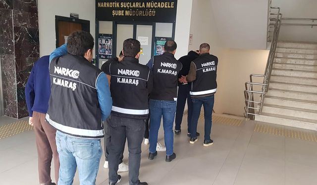 Kahramanmaraş’ta Uyuşturucu Taciri 4 Şahıs Tutuklandı