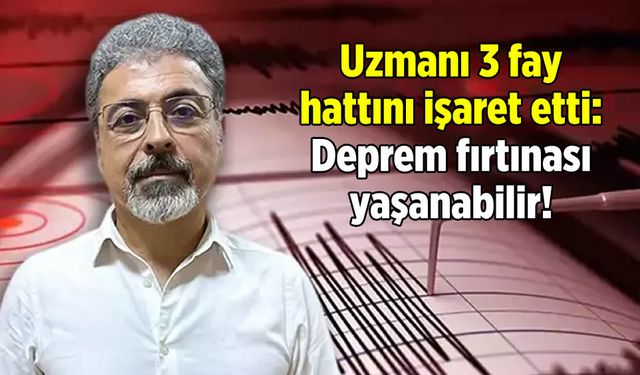 Uzmanı 3 fay hattını işaret etti: Deprem fırtınası yaşanabilir