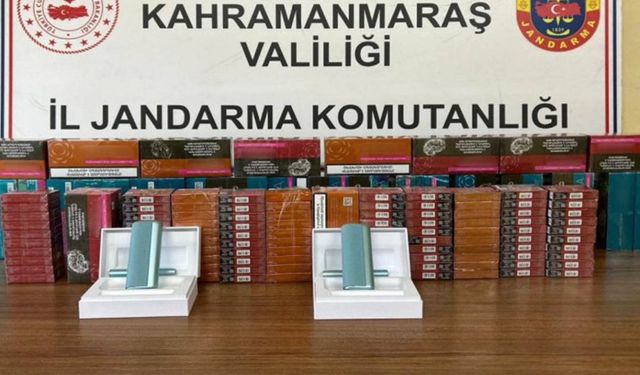 Kahramanmaraş’ta Piyasa Değeri Bin Liralık Elektronik Sigara Likidi Yakalandı
