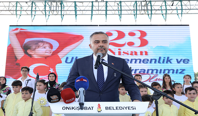 23 Nisan Coşkusu Onikişubat'ta Doruğa Ulaştı