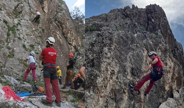 Kahramanmaraş'ta dağcılık eğitimi