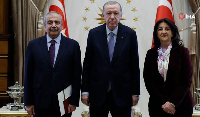 Cumhurbaşkanı Erdoğan, DEM Parti Heyetini Kabul Etti