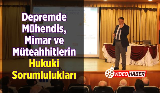 Depremde Mühendis, Mimar ve Müteahhitlerin Hukuki Sorumlulukları