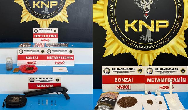 Kahramanmaraş’ta Çeşitli Suçlardan Aranan 88 Şahıs Tutuklandı