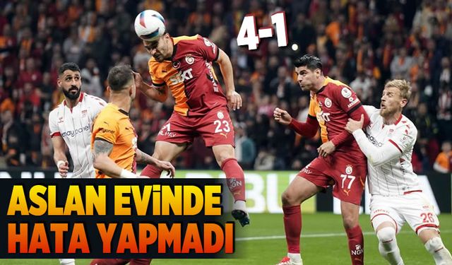 Galatasaray evinde hata yapmadı!