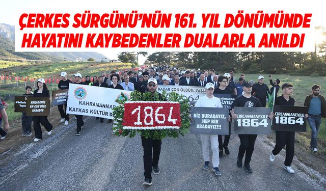 Çerkes Sürgünü’nün 161. Yıl Dönümünde Hayatını Kaybedenler Dualarla Anıldı