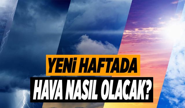 Yeni Haftada Bahar Yağışları Etkili Olacak