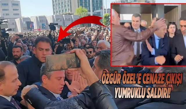 CHP Lideri Özgür Özel'e Cenaze Çıkışı Yumruklu Saldırı!