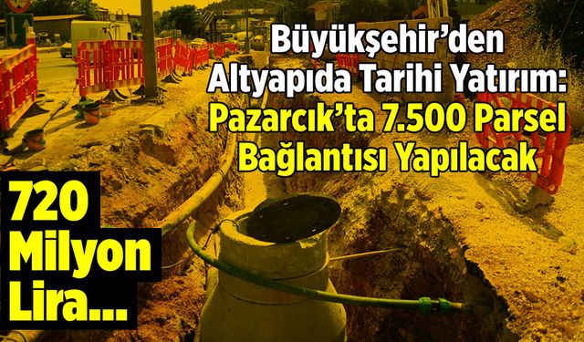 Pazarcık’ta 720 Milyon TL’lik Yatırımla 140 Kilometrelik Hat Kuruluyor